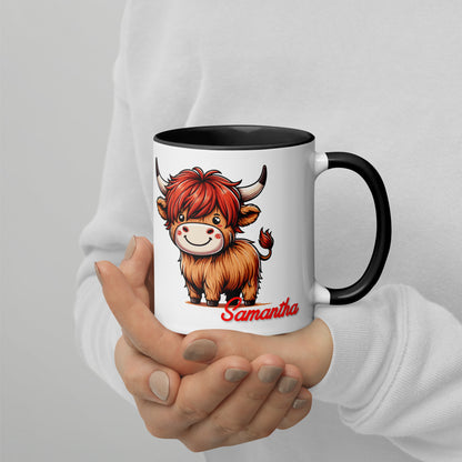 Personalized Highland Cow Hug-in-a-Mug