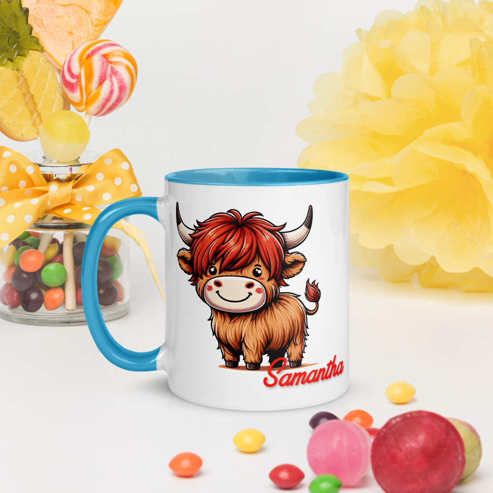 Personalized Highland Cow Hug-in-a-Mug