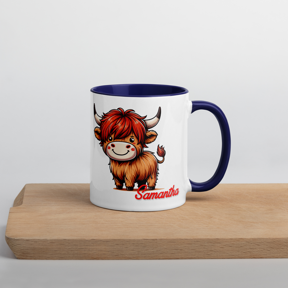 Personalized Highland Cow Hug-in-a-Mug