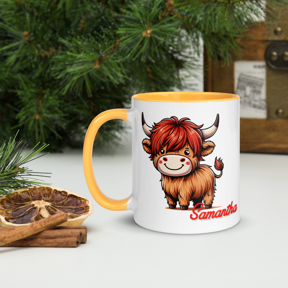 Personalized Highland Cow Hug-in-a-Mug