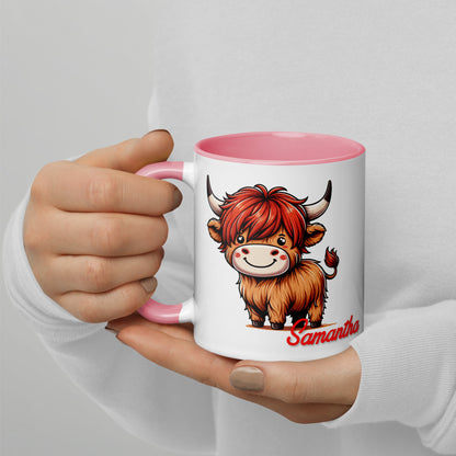 Personalized Highland Cow Hug-in-a-Mug