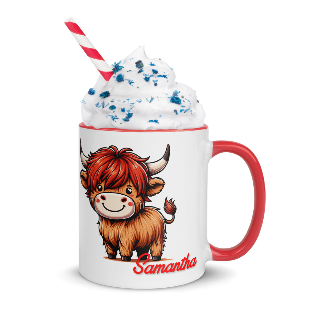 Personalized Highland Cow Hug-in-a-Mug