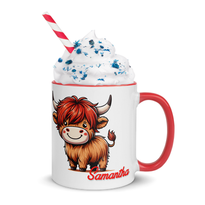 Personalized Highland Cow Hug-in-a-Mug